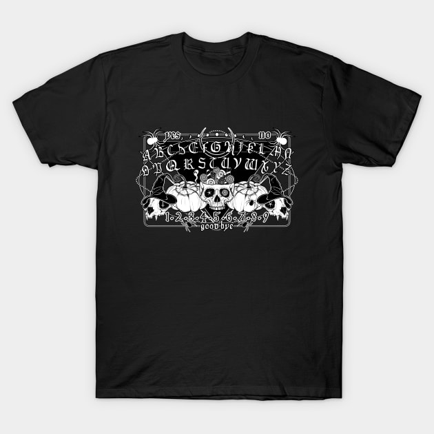 Haloween Ouija T-Shirt by Von Kowen